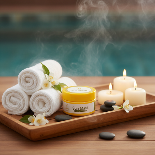 BLUE SUN FACE MASK - Décor Spa
