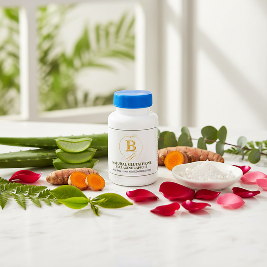 BLUE SUN COLLAGEN & GLUTATHIONE CAPSULES - Ingrédients naturels